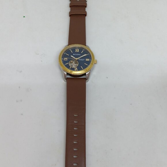 Bulova 98A263 Men’s 42mm Gold/Silver Tone S/Steel 21 Jewel Automatic Watch - Picture 7 of 13